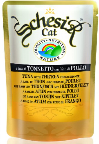 Vlažna hrana za mačke Schesir preliv Cat tuna i piletina 85gr